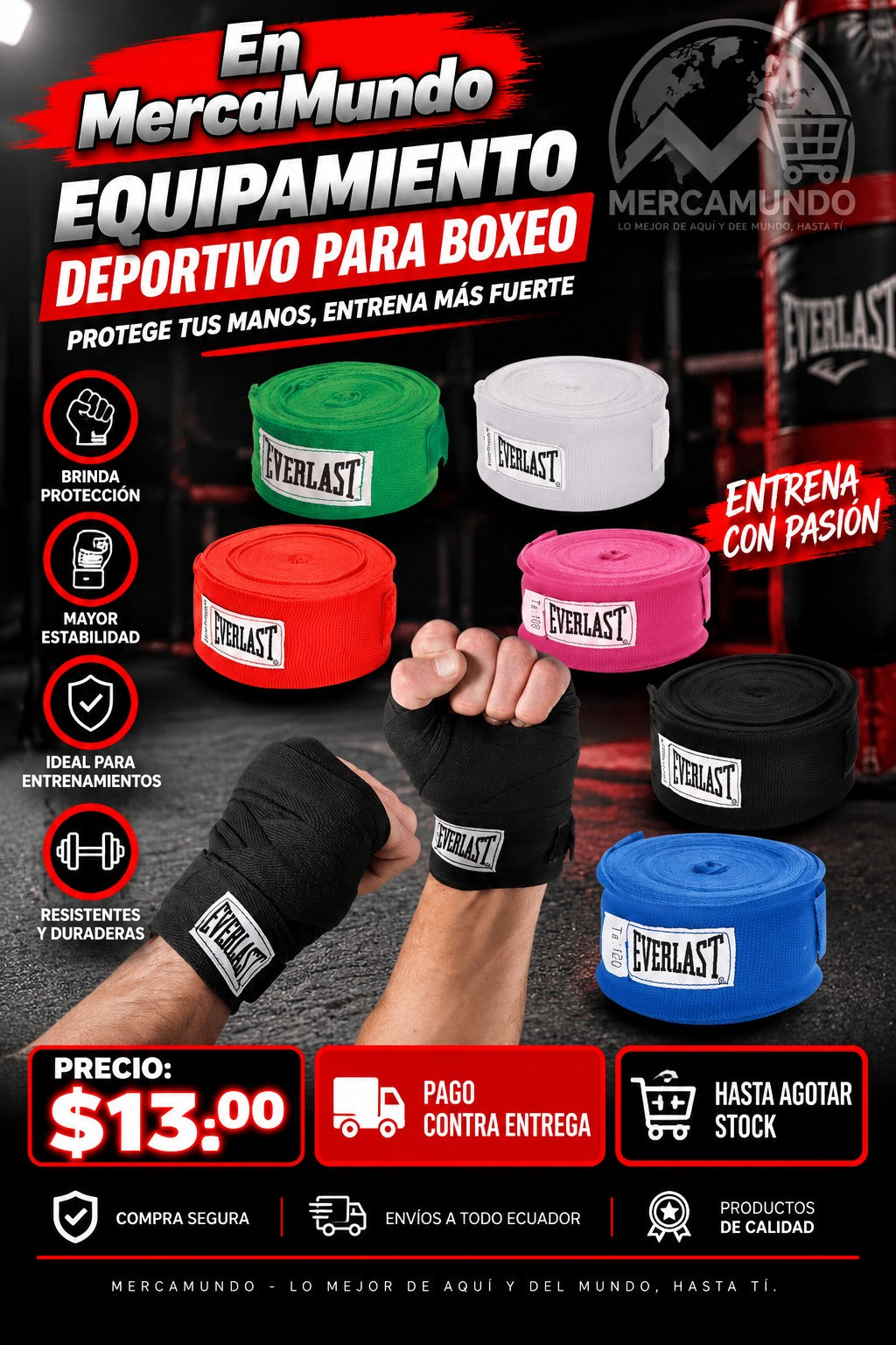 Equipamiento Deportivo para Boxeo