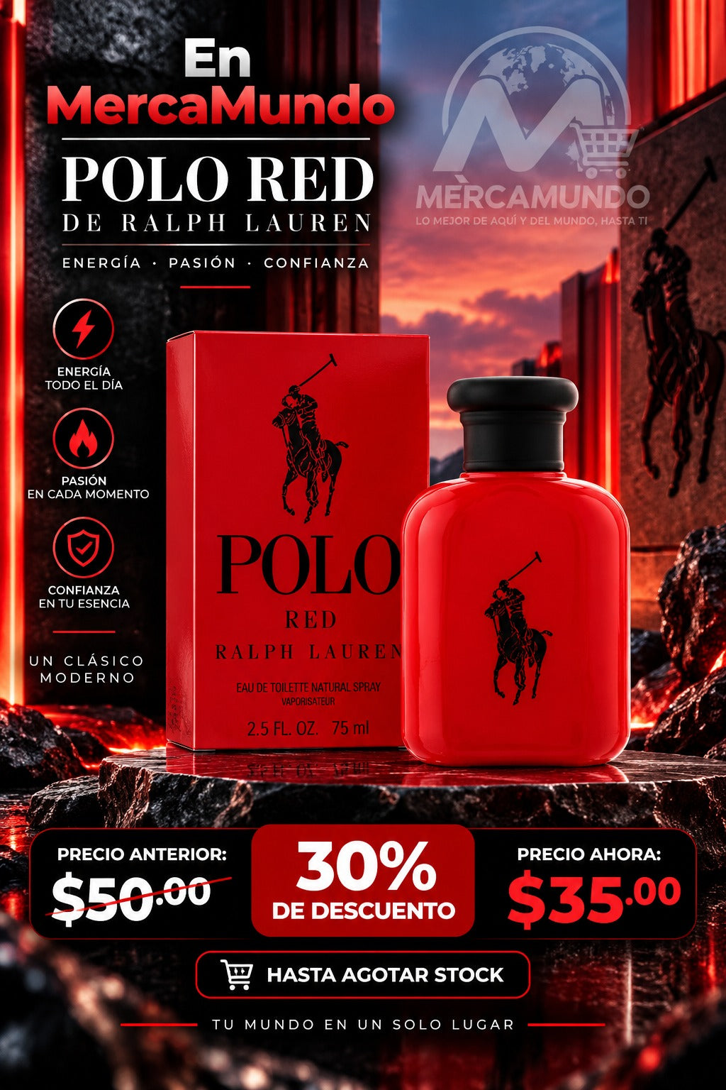 Perfume Polo Red de Ralph Lauren