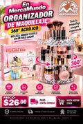 Organizador de Maquillaje 360° Acrílico
