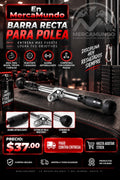 Barra Recta para Polea