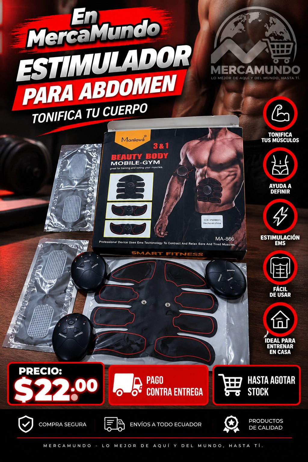 Estimulador para Abdomen