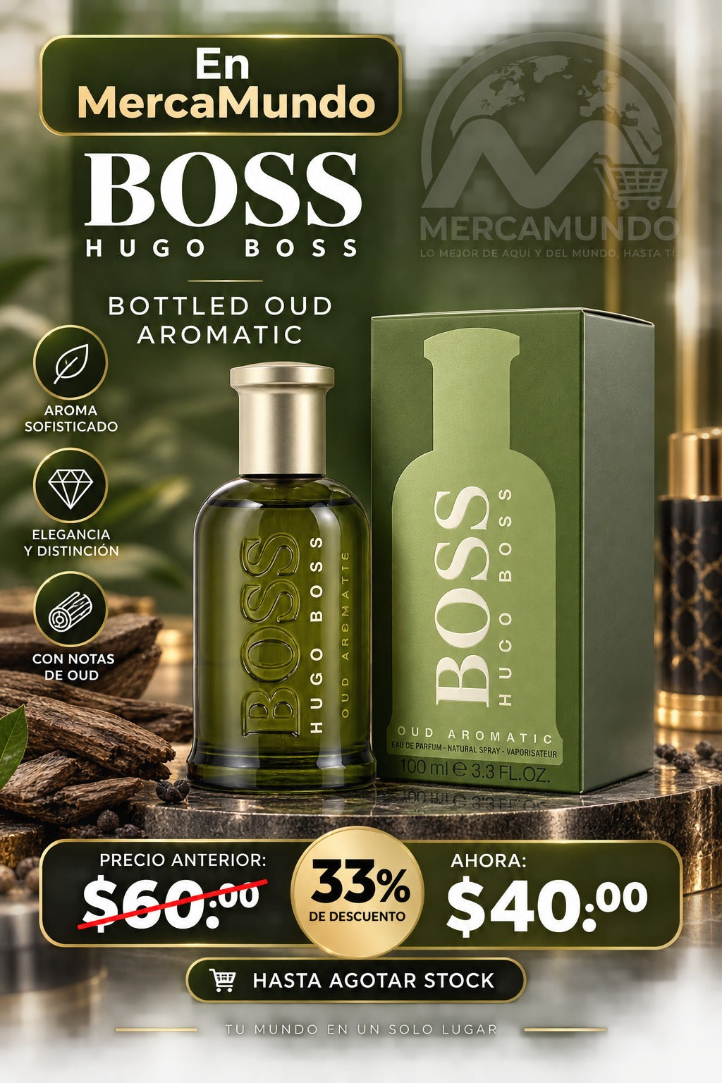Perfume Hugo Boss Bottled Oud Aromatic