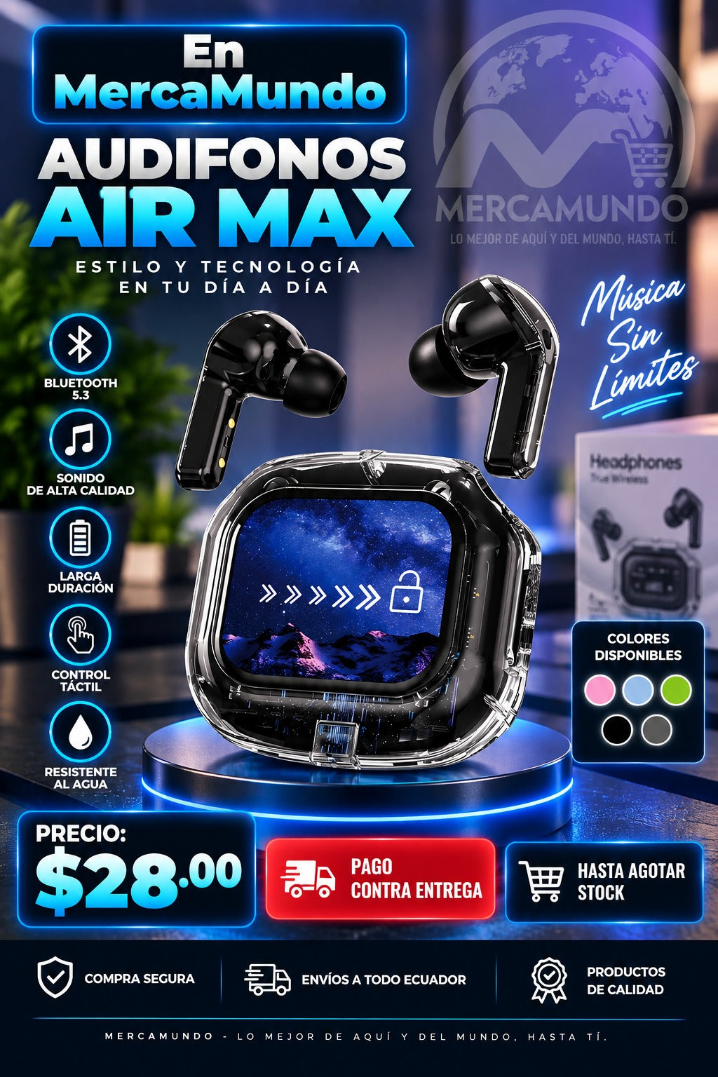 AUDIFONOS AIR MAX