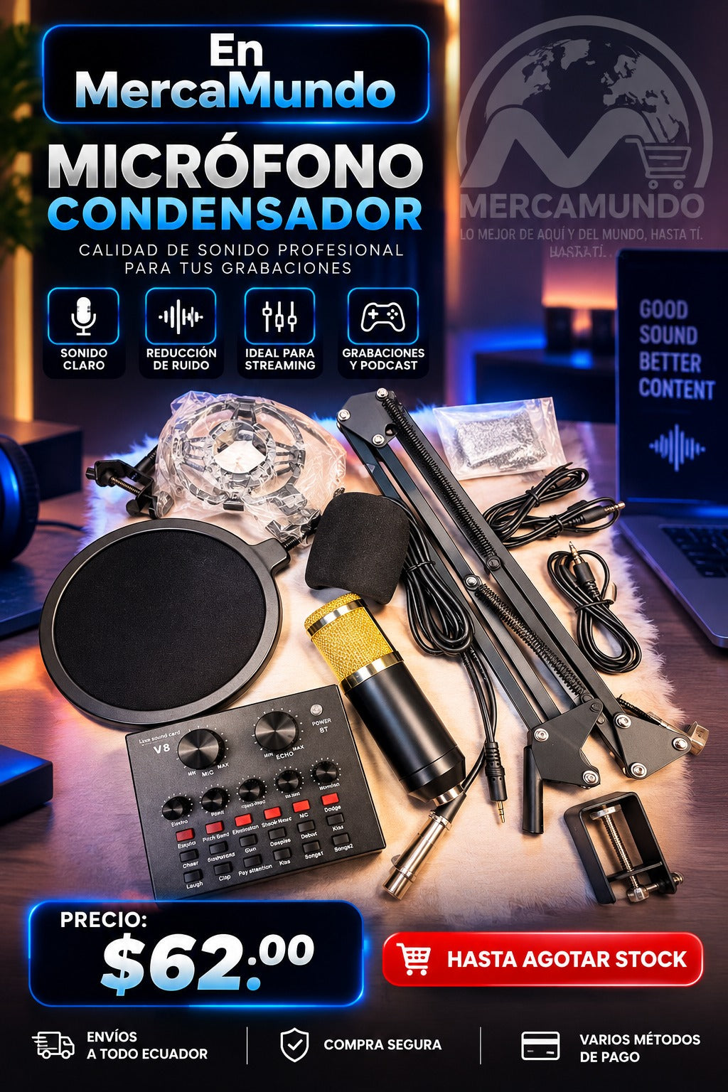 Micrófono Condensador