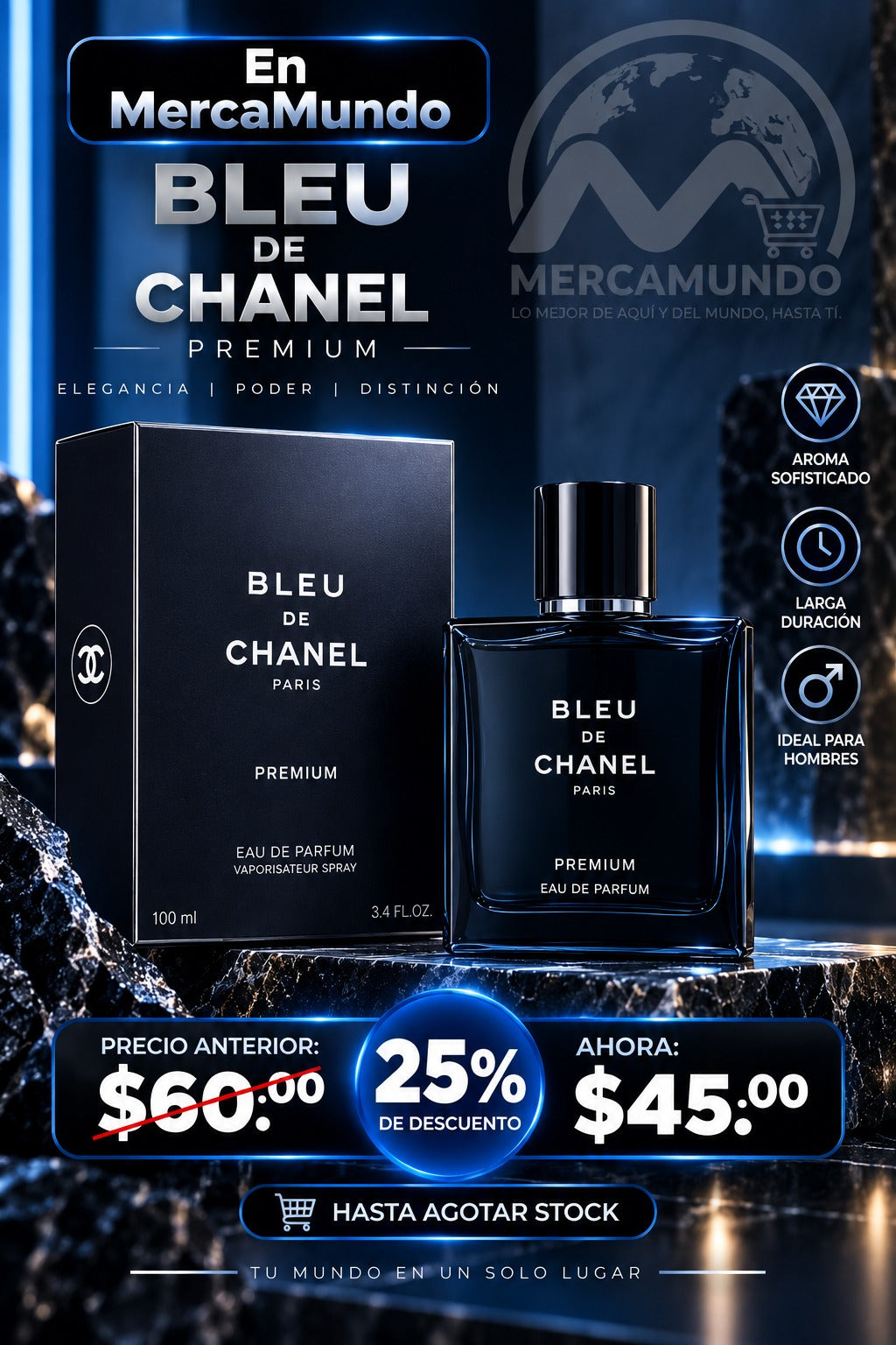 Perfume Bleu de Chanel Premium